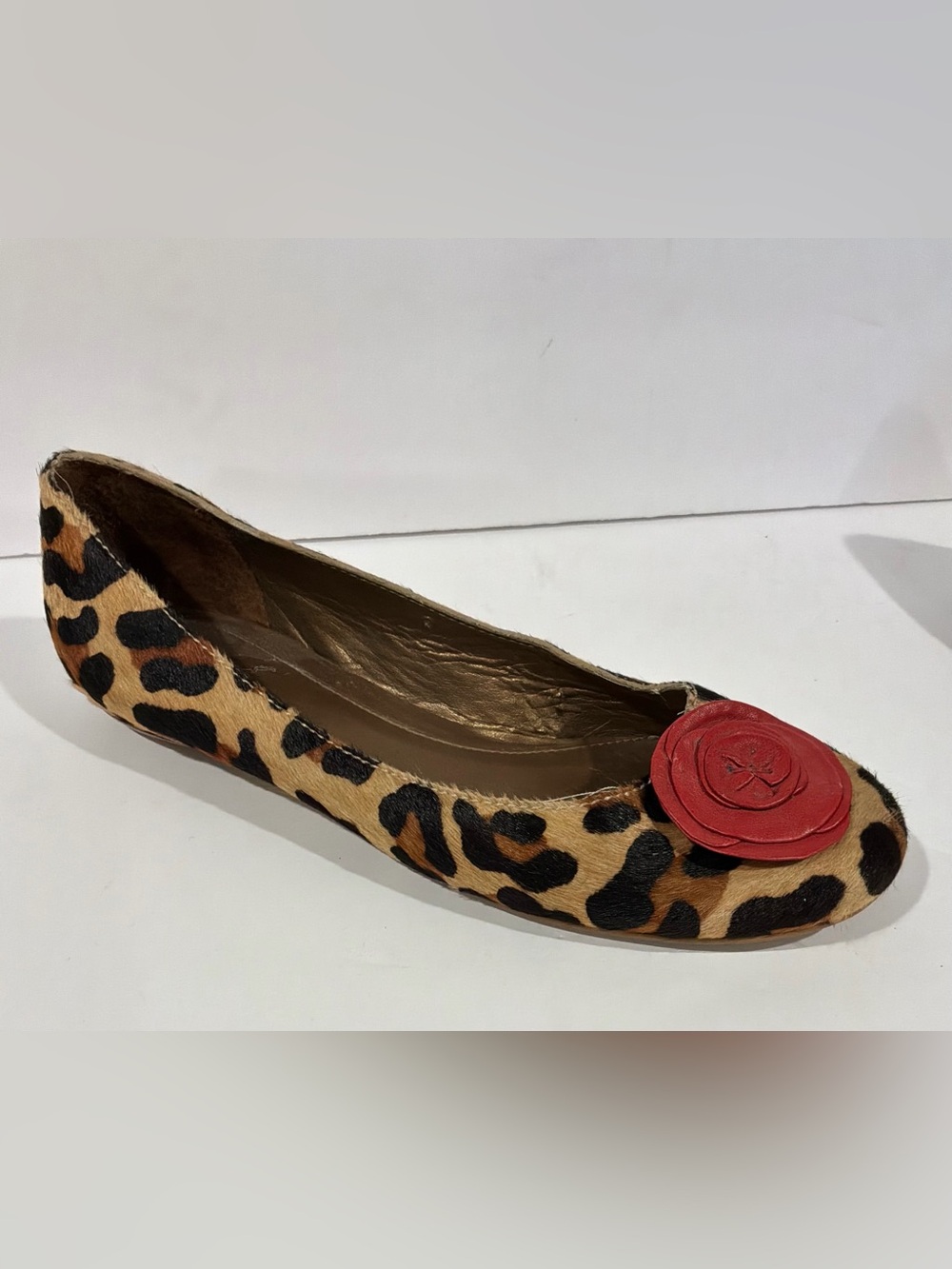 CARLOS SANTANA…Leopard Print Ballet Flats
